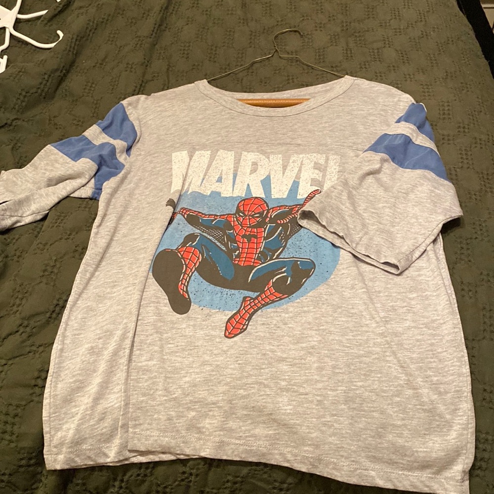 Quarter Sleeve Spider-man Shirt